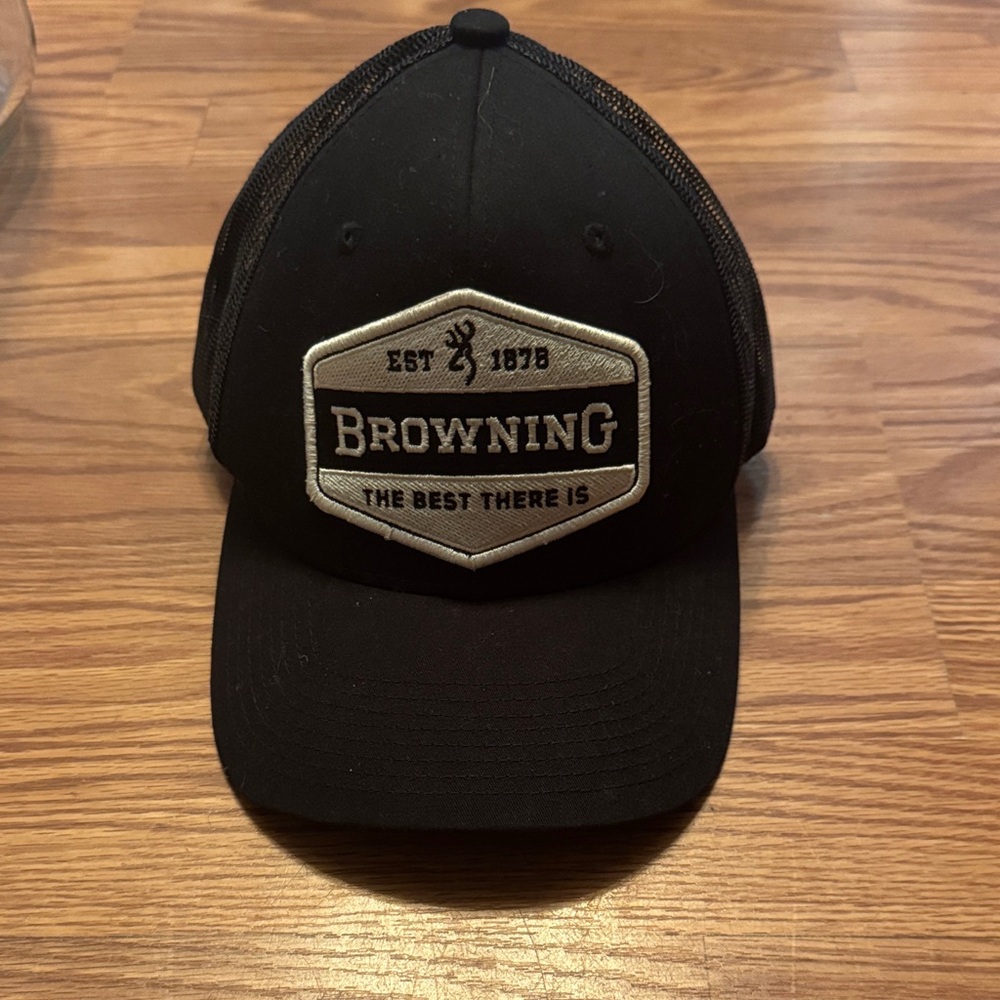 Browning Black and White Logo Cap